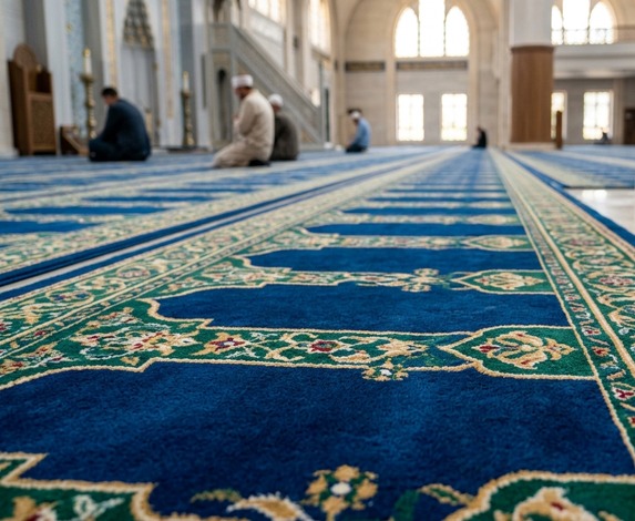 Akrilik Cami Halısı-Altın Demirci Cami Halıları